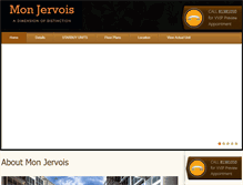 Tablet Screenshot of monjervoiscondo.com